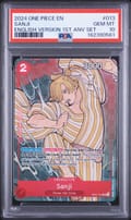 2024 One Piece English Version 1st Anniversary Set Sanji #013 PSA 10
