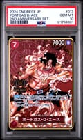 2024 One Piece Japanese 2nd Anniversary Set Portgas D. Ace #013 PSA 10
