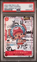 2024 One Piece Japanese Eb01-Extra Booster -Memorial Collection- Tony Tony Chopper Manga Alternate Art #006 PSA 9