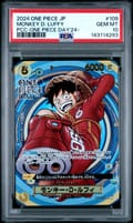 2024 One Piece Japanese Premium Card Collection -One Piece Day'24- Monkey D. Luffy Pcc-One Piece Day'24- #109 PSA 10