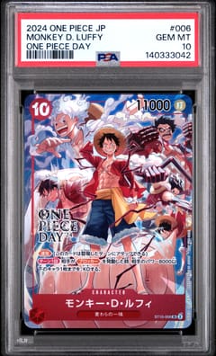 2024 One Piece Japanese Promos Monkey D. Luffy One Piece Day #006 PSA 10