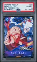 2024 One Piece Japanese Promos Monkey D. Luffy One Piece Emotion #041 PSA 10