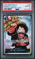 2024 One Piece Japanese Promos Monkey D. Luffy Saikyo Jump-May 2024 #075 PSA 10