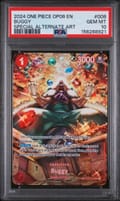 2024 One Piece Op06-Wings of the Captain Buggy Special Alternate Art #008 PSA 10