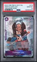 2024 One Piece Op07-500 Years in the Future Trafalgar Law Treasure Rare #010 PSA 10