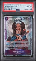 2024 One Piece Op07-500 Years in the Future Trafalgar Law Treasure Rare #010 PSA 10