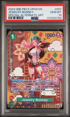 2024 One Piece Op08-Two Legends Jewelry Bonney Special Alternate Art #007 PSA 10