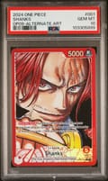 2024 One Piece Op09-Emperors in the New World Shanks Alternate Art #001 PSA 10