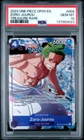 2024 One Piece Op09-Emperors in the New World Zoro-Juurou Treasure Rare #004 PSA 10