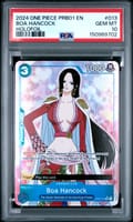 2024 One Piece Prb01-Premium Booster -One Piece Card the Best- Boa Hancock Holofoil #013 PSA 10