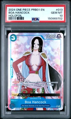 2024 One Piece Prb01-Premium Booster -One Piece Card the Best- Boa Hancock Holofoil #013 PSA 10