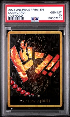 2024 One Piece Prb01-Premium Booster -One Piece Card the Best- Don!! Card Portgas D. Ace-Gold PSA 10