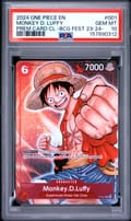 2024 One Piece Premium Card Collection -Bandai Card Games Fest 23-24 Edition- Monkey D. Luffy #001 PSA 10