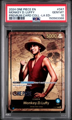 2024 One Piece Premium Card Collection -Live Action Edition- Monkey D. Luffy #047 PSA 10
