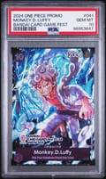 2024 One Piece Promos Monkey D. Luffy Bandai Card Games Fest #041 PSA 10