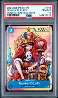 2024 One Piece Promos Monkey D. Luffy Convention Exclusive #043 PSA 10