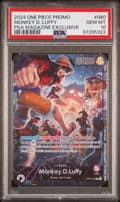 2024 One Piece Promos Monkey D. Luffy Psa Magazine Exclusive #060 PSA 10