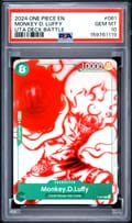 2024 One Piece Promos Monkey D. Luffy Uta Deck Battle #061 PSA 10