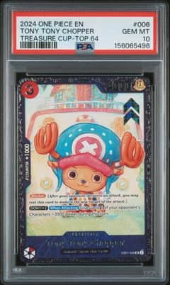 2024 One Piece Promos Tony Tony Chopper Treasure Cup-Top 64 #006 PSA 10