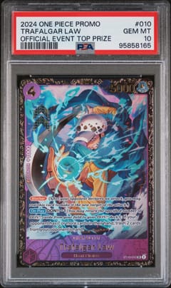 2024 One Piece Promos Trafalgar Law Official Event Top Prize #010 PSA 10