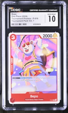 2024 One Piece Tournament Promos Bepo (Not for sale) Tournament Pack Vol. 7 #P-019 CGC 10