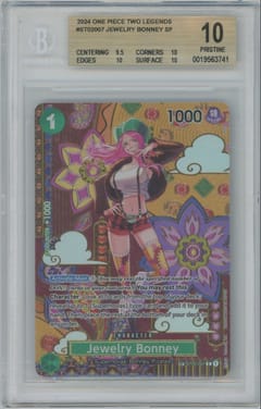 2024 One Piece Two Legends Jewelry Bonney SP #ST02007 BGS 10  Pristine