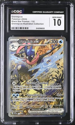 2024 Pokemon Black Star Promos - Scarlet & Violet SVP EN Greninja ex Greninja ex Special Illustration Collection (Holo) #132 CGC 10