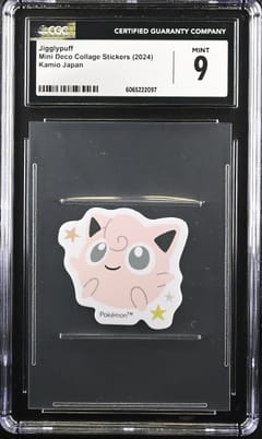 2024 Pokemon Mini Deco Stickers (Kamio Japan) Japanese Jigglypuff CGC 9