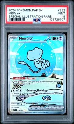 2024 Pokemon Paf En-Paldean Fates #232 Mew Ex Special Illustration Rare