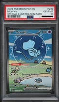 2024 Pokemon Paf En-Paldean Fates #232 Mew Ex Special Illustration Rare