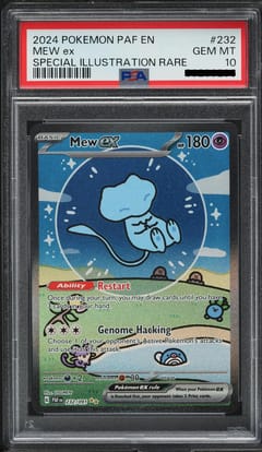 2024 Pokemon Paf En-Paldean Fates #232 Mew Ex Special Illustration Rare