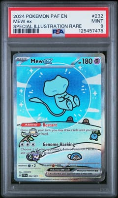 2024 Pokemon Paf En-Paldean Fates Mew Ex Special Illustration Rare #232 PSA 9