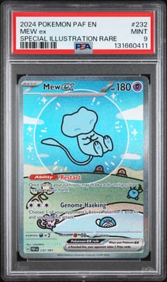 2024 Pokemon Paf En-Paldean Fates Mew Ex Special Illustration Rare #232 PSA 9