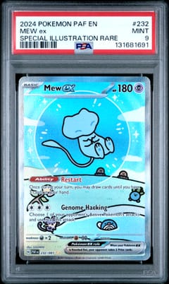 2024 Pokemon Paf En-Paldean Fates Mew Ex Special Illustration Rare #232 PSA 9