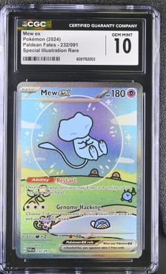 2024 Pokemon Paldean Fates - PAF EN 232/091 Mew ex Special Illustration Rare (Holo)