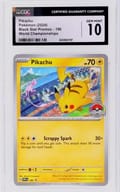 2024 Pokemon Scarlet and Violet Black Star Promo World Championships Pikachu #190 CGC 10
