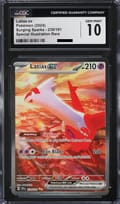 2024 Pokemon Scarlet & Violet: Surging Sparks Latias ex Special Illustration Rare #239 CGC 10