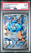 2024 Pokemon Scr En-Stellar Crown Squirtle Illustration Rare #148 PSA 9