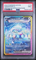 2024 Pokemon Scr En-Stellar Crown Terapagos Ex Special Illustration Rare #170 PSA 9