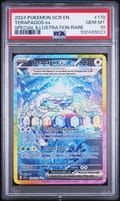 2024 Pokemon Scr En-Stellar Crown Terapagos Ex Special Illustration Rare #170 PSA 10