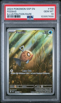 2024 Pokemon Ssp En-Surging Sparks Feebas Illustration Rare #198 PSA 10