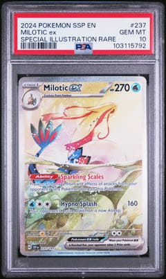 2024 Pokemon Ssp En-Surging Sparks Milotic Ex Special Illustration Rare #237 PSA 10