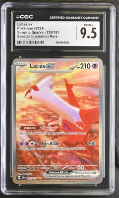 2024 Pokemon Surging Sparks - SSP EN Latias ex Special Illustration Rare (Holo) #239/191 CGC 9.5