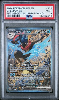 2024 Pokemon Svp En-Sv Black Star Promo Greninja Ex Sfa Special Illustration Coll #132 PSA 9