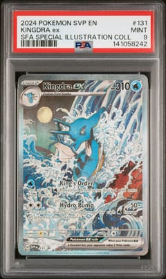 2024 Pokemon Svp En-Sv Black Star Promo Kingdra Ex Sfa Special Illustration Coll #131 PSA 9