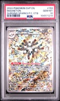 2024 Pokemon Svp En-Sv Black Star Promo Magneton Surging Sparks Pokemon Center Elite Trainer Box #159 PSA 10