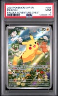 2024 Pokemon Svp En-Sv Black Star Promo Pikachu Paldea Adventure Chest #088 PSA 9