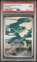 2024 Pokemon Tef En-Temporal Forces Drampa Illustration Rare #184 PSA 9