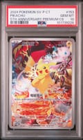 2024 Pokemon Traditional Chinese Sv-P Promo Pikachu 5th Anniversary Premium Card Set #153 PSA 10