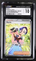 2024 Pokemon Twilight Masquerade - TWM EN Perrin Special Illustration Rare (Holo) #220/167 CGC 10